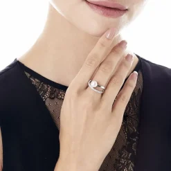 Majorica Anillo Cruzado Exquisite| Anillos Medianos