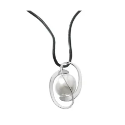 Majorica Colgante Corcega| Collares De Cuero