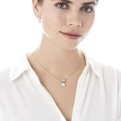 Majorica Colgante Exquisite Perla 10Mm| Colgantes Con Cadena