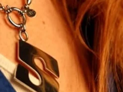 Majorica Colgante Ibiza Inicial En Acero| Colgante Cadena