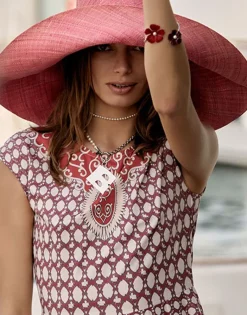 Majorica Colgante Ibiza Inicial En Acero| Colgante Cadena