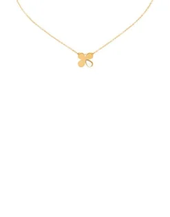 Majorica Colgante Largo Ayanti Dorado Con Flor Madreperla| Colgantes Con Cadena