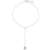 Majorica Collar Aura Ajustable De Acero Perla Nuage| Cadenas Con Perlas
