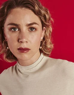 Majorica Collar Ballet Dorado Con Perlas 4Mm| Collares De Perlas Largos