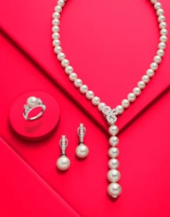 Majorica Collar Carina Ajustable| Collares Para Boda