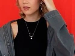 Majorica Collar Con Colgante Ayla En Cristal De Alta Resistencia Plateado| Colgantes Con Cadena