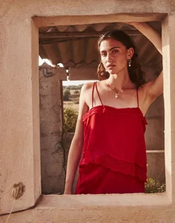 Majorica Collar Con Colgante Ayla En Cristal De Alta Resistencia Dorado| Colgantes Con Cadena