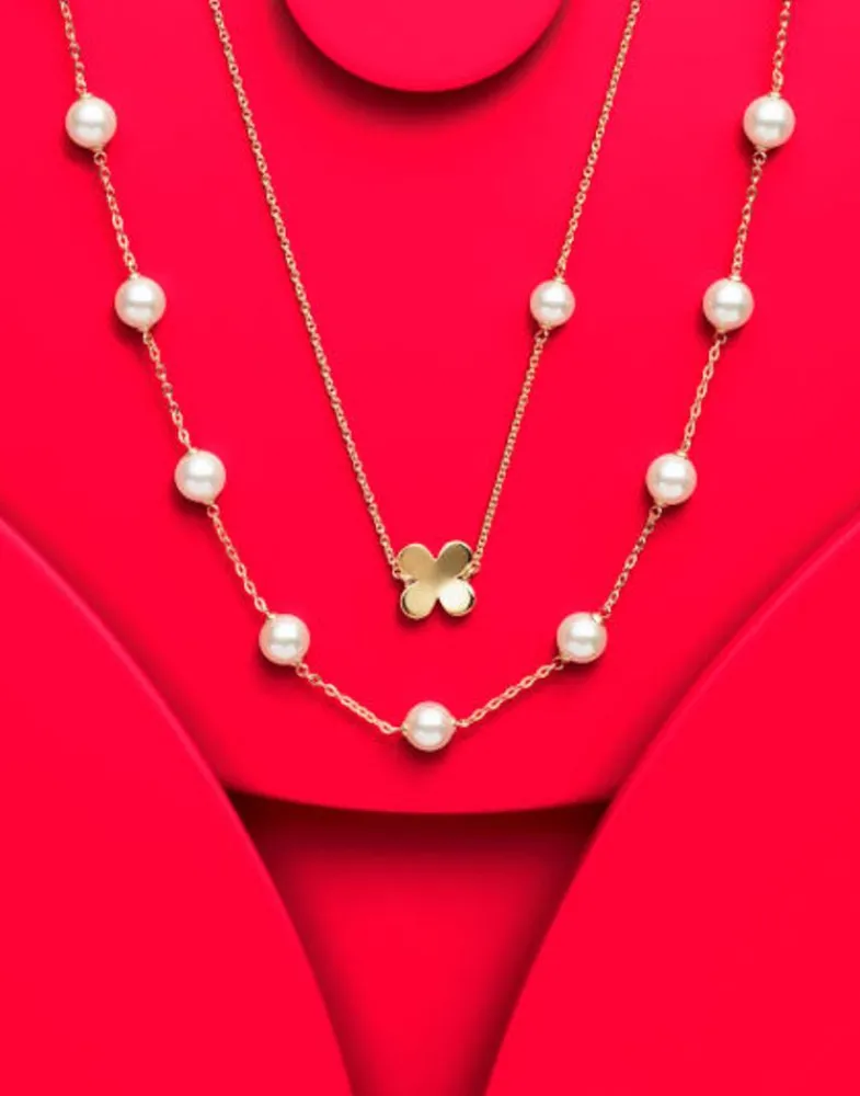 Majorica Collar Corto Ayanti Con Madreperla Redonda| Cadenas Con Perlas