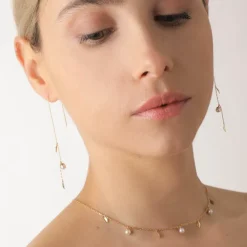 Majorica Collar Corto Romea En Plata Dorada Y Perlas| Cadenas Con Perlas