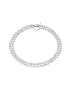 Majorica Collar De Perlas De Dos Vueltas Ariel| Collares Para Boda