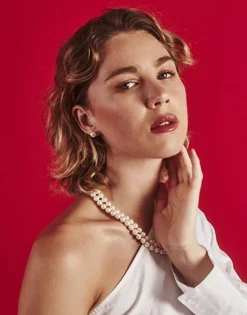 Majorica Collar De Perlas De Dos Vueltas Ariel| Collares Para Boda