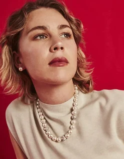 Majorica Collar Esfera| Collares Para Boda