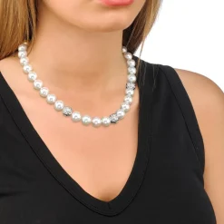 Majorica Collar Esfera| Collares Para Boda