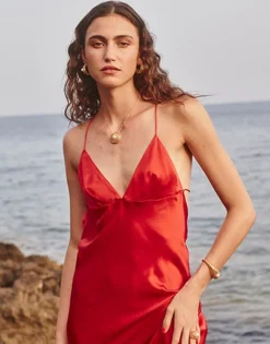 Majorica Collar Etna En Plata Dorada Y Perla Redonda 42Cm| Colgantes Con Cadena