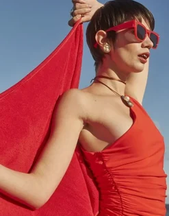 Majorica Collar Le Palm En Acero Dorado Con Perla Blanca Y Cordon De Seda Marron| Colgantes Con Cadena