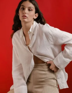 Majorica Collar Lyra Perlas Dorado 10Mm 60Cm| Collares De Perlas Largos