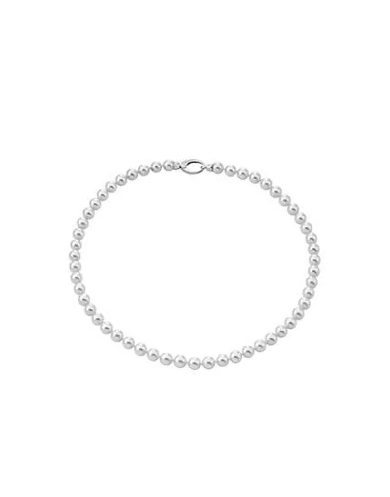 Majorica Collar Lyra Plata 7Mm 50Cm| Collares De Perlas Largos