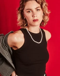 Majorica Collar Lyra Plata 10Mm 50Cm| Collares De Perlas Largos