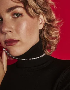 Majorica Collar Nyx Unisex Con Perlas Degrade| Gargantillas De Perlas