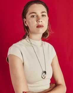 Majorica Collar Petra En Acero Con Colgante Xl| Colgantes Con Cadena