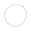 Majorica Collar Plata Lyra Con Perlas Blancas 6Mm 45Cm| Collares De Perlas Largos