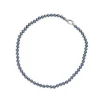 Majorica Collar Plata Lyra Perlas Grises 6Mm 45Cm| Collares De Perlas Largos