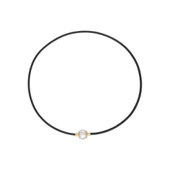 Majorica Collar Zindis Cuero 40Cm| Colgante Multiusos