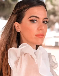 Majorica Pendiente Trepador Kea Dorado Con Perlas Redondas| Pendientes Ear Cuff