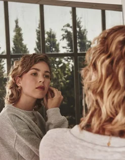 Majorica Pendientes Aro Etna Pequeños En Plata Dorada| Pendientes De Aro Con Perlas