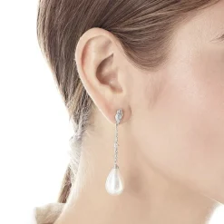 Majorica Pendientes Exquisite| Pendientes De Perlas Largos