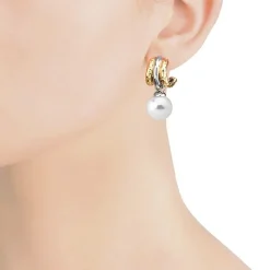 Majorica Pendientes Formentera| Pendientes De Aro Con Perlas