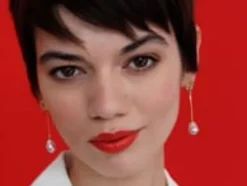 Majorica Pendientes Largos Luar Con Perlas Barrocas Bicolor Rubi| Pendientes De Perlas Largos