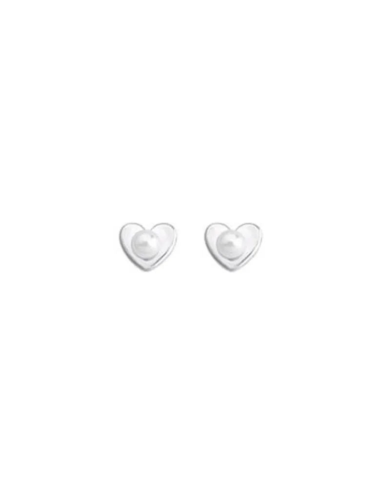 Majorica Pendientes Nina Pure Love Plata| Pendientes Cortos