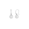 Majorica Pendientes Nuada Plata Con Perla Blanca 10Mm| Pendientes De Perlas Largos