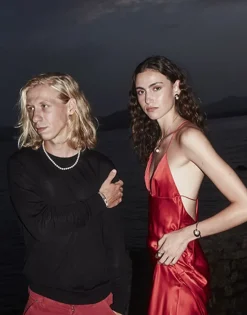 Majorica Pendientes Petra En Acero Y Perla Blanca| Pendientes Cortos