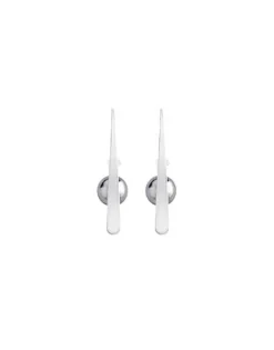 Majorica Pendientes Planet Plata Con Perla Gris 10Mm| Pendientes De Perlas Largos