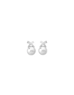 Majorica Pendientes Plata Vega| Pendientes Cortos