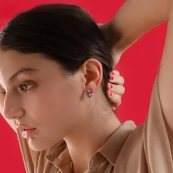 Majorica Pendientes Selene Plata Perla Gris 8Mm Y Circonitas| Pendientes Tú & Yo