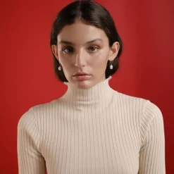 Majorica Pendientes Tender Plata Perla Barroca Blanca 8Mm| Pendientes De Perlas Largos