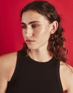 Majorica Piercing Oreja Flor Coleccion Cos Con Perla Nuage De 4Mm| Piercings