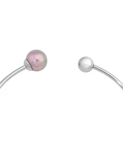 Majorica Pulsera Aura Pequena Perla Nuage| Brazaletes Rígidos