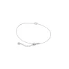 Majorica Pulsera Cies En Plata Con Perla Blanca| Pulseras Encadenadas