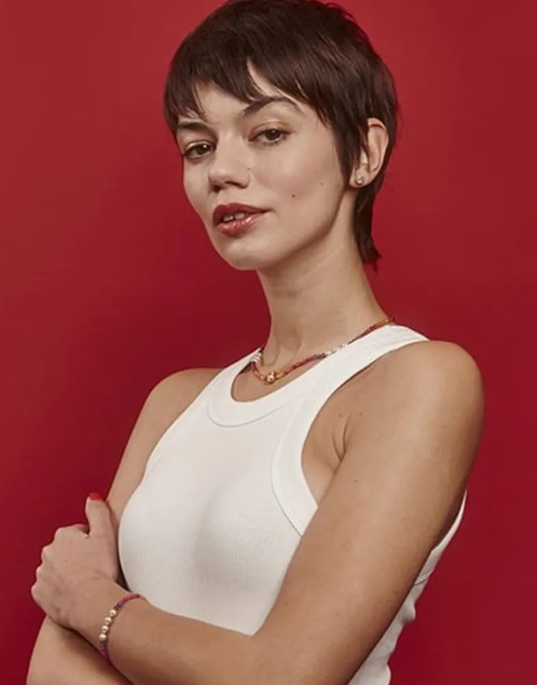 Majorica Pulsera Color Pop Sunset Piedras Degrade Y Perlas Blancas| Pulseras Doradas