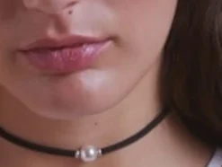 Majorica Pulsera Elastica Ajustable Sifnos Negra Con Perla| Pulseras Elásticas