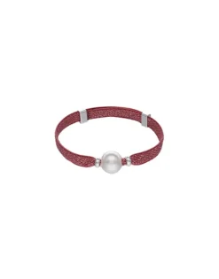 Majorica Pulsera Elastica Circa Magenta| Pulseras Elásticas