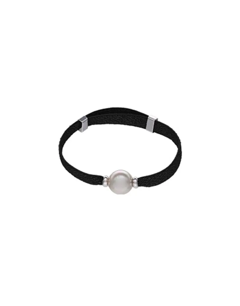Majorica Pulsera Elastica Circa Negra| Pulseras Elásticas