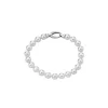 Majorica Pulsera Lyra 8Mm Plata Cierre Mosqueton| Pulseras Plata
