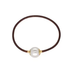 Majorica Pulsera Zindis Cuero 16Cm| Pulseras De Cuero